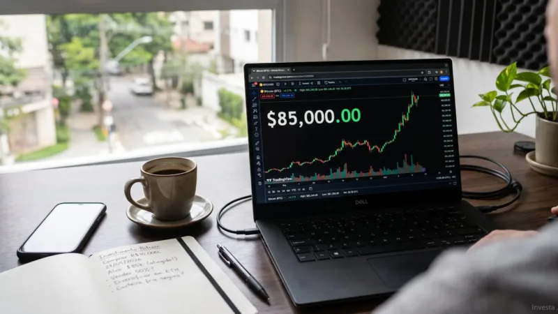 Bitcoin ultrapassa US$ 85.000 em setembro de 2026 - imagem 1